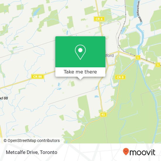 Metcalfe Drive map