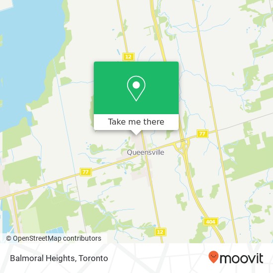 Balmoral Heights map