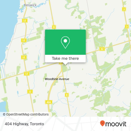 404 Highway map