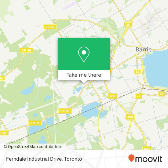 Ferndale Industrial Drive map