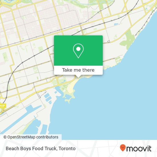 Beach Boys Food Truck map