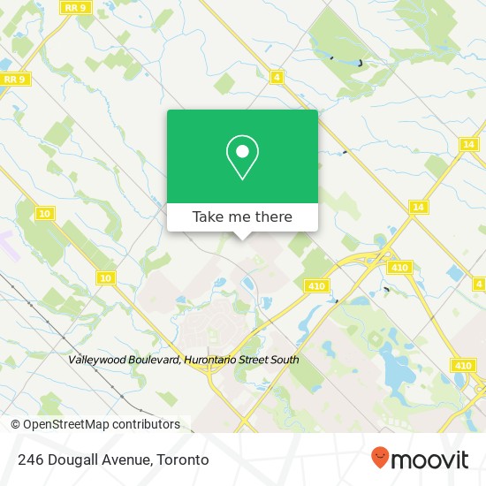 246 Dougall Avenue map