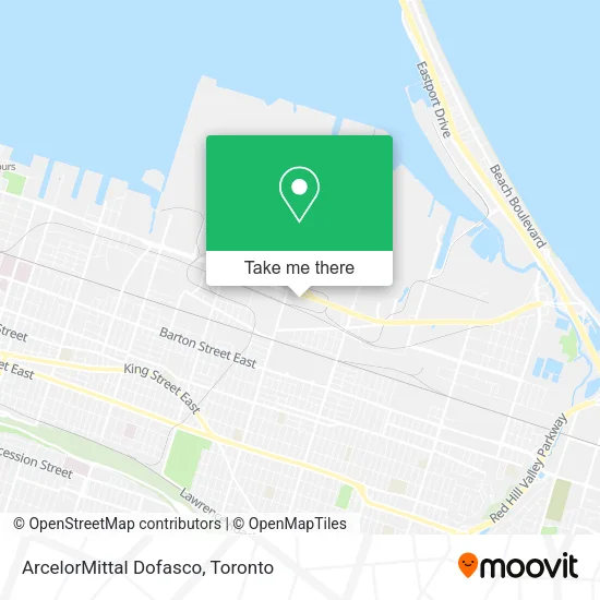 ArcelorMittal Dofasco map