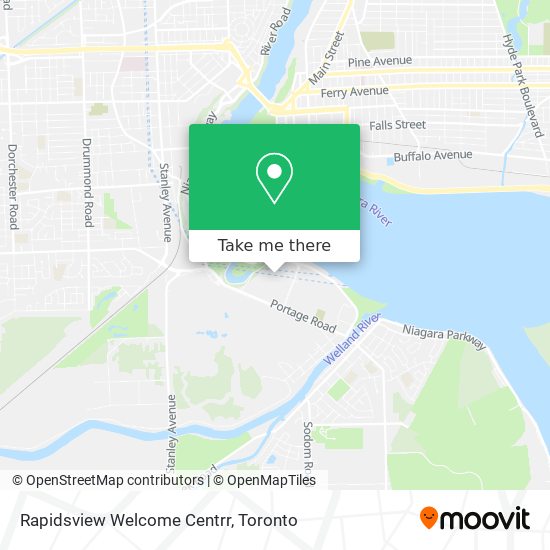 Rapidsview Welcome Centrr map