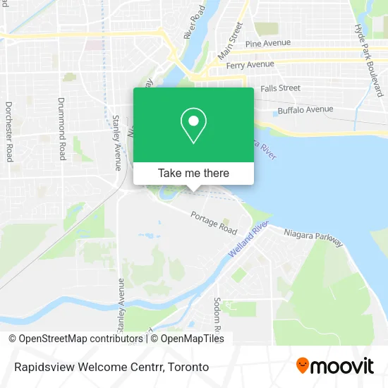 Rapidsview Welcome Centrr map