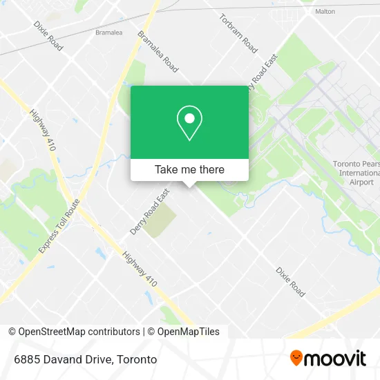 6885 Davand Drive map
