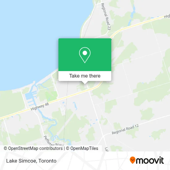 Lake Simcoe map