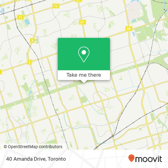 40 Amanda Drive map