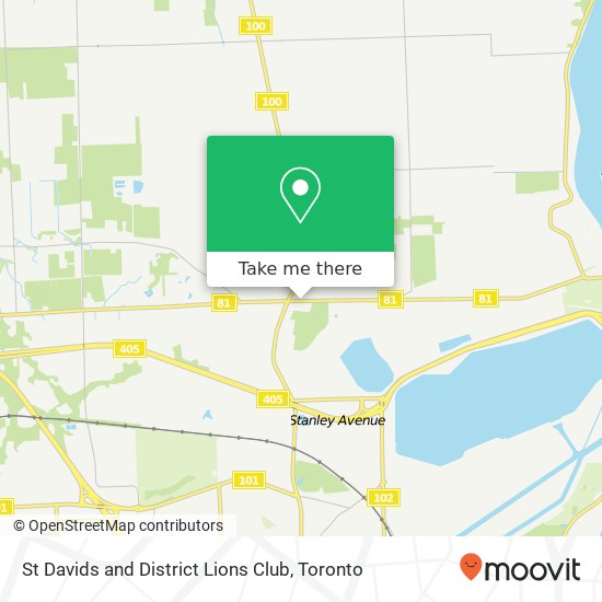 St Davids and District Lions Club map