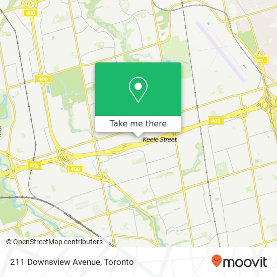 211 Downsview Avenue map