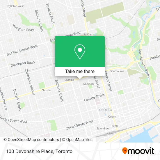100 Devonshire Place map