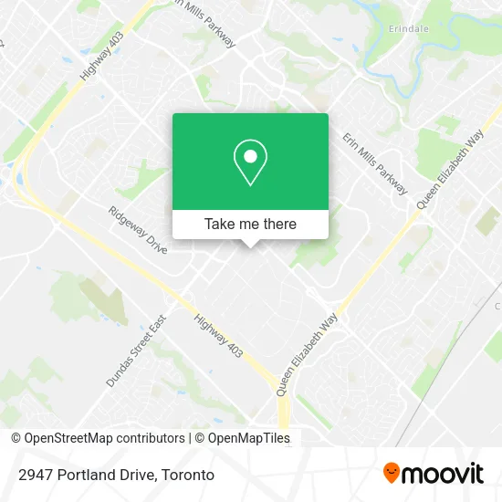 2947 Portland Drive map