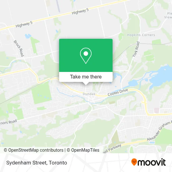 Sydenham Street map