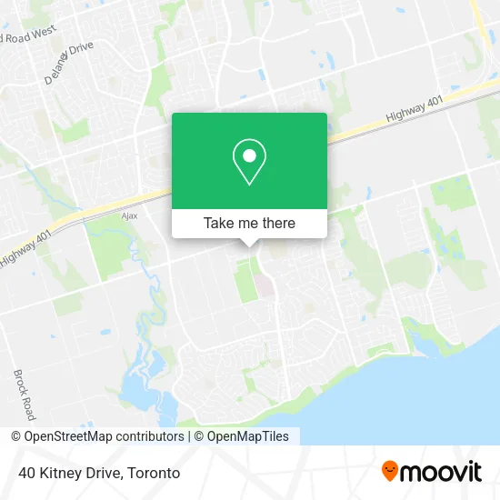 40 Kitney Drive map