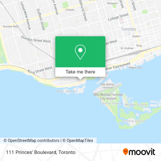 111 Princes' Boulevard map