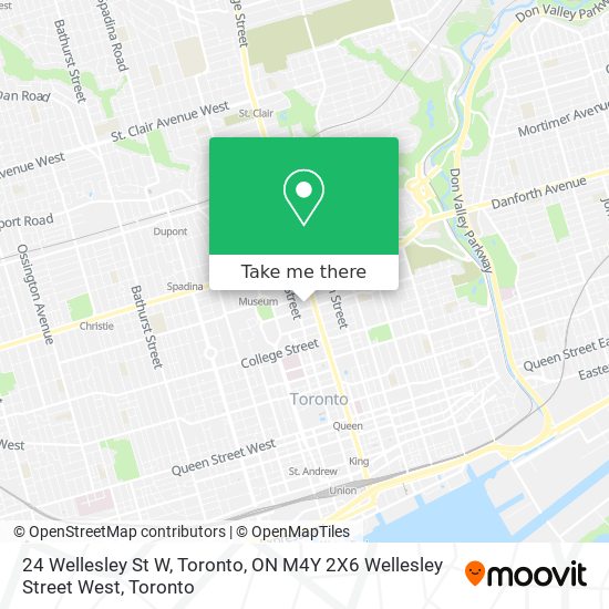 24 Wellesley St W, Toronto, ON M4Y 2X6 Wellesley Street West map