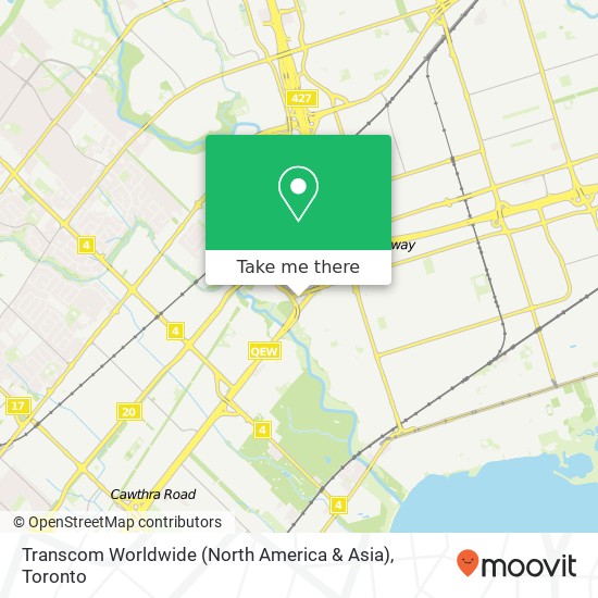 Transcom Worldwide (North America & Asia) map