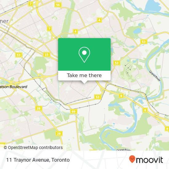 11 Traynor Avenue map