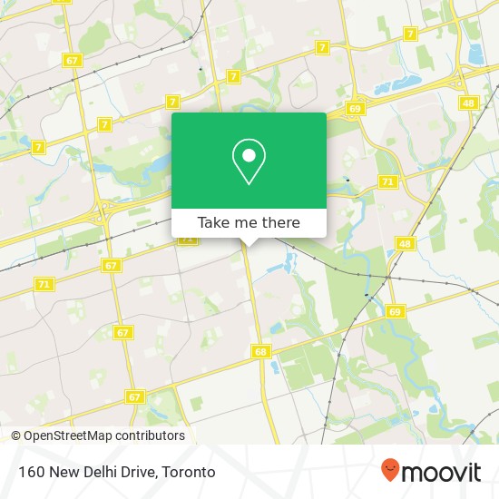 160 New Delhi Drive map