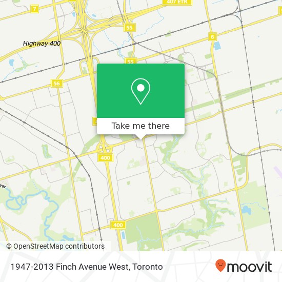 1947-2013 Finch Avenue West plan