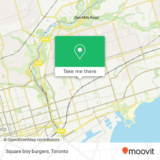 Square boy burgers map