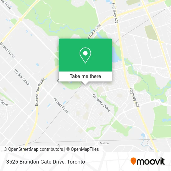3525 Brandon Gate Drive map