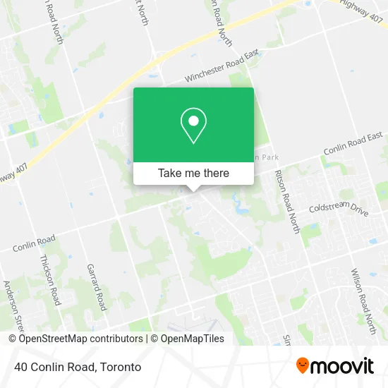 40 Conlin Road map