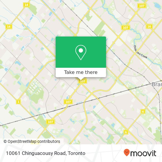 10061 Chinguacousy Road plan