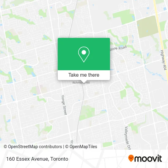 160 Essex Avenue map