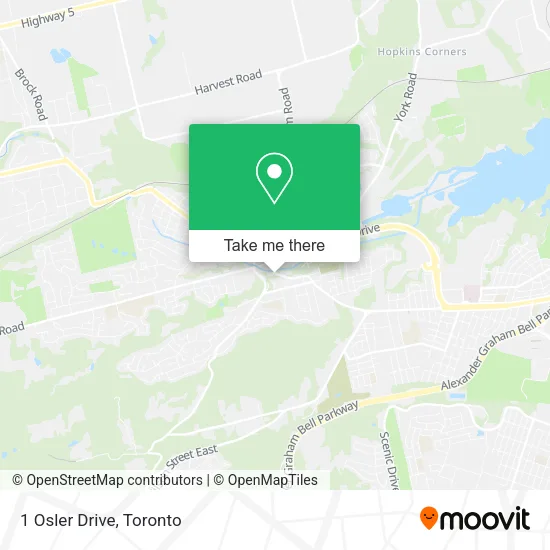 1 Osler Drive map
