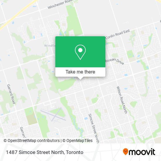 1487 Simcoe Street North map