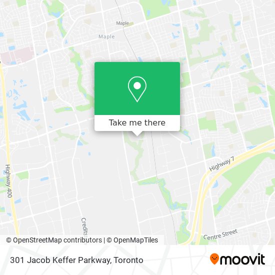 301 Jacob Keffer Parkway map