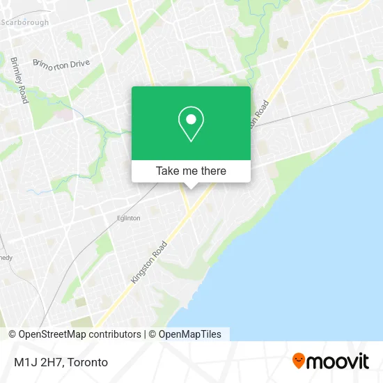 M1J 2H7 map