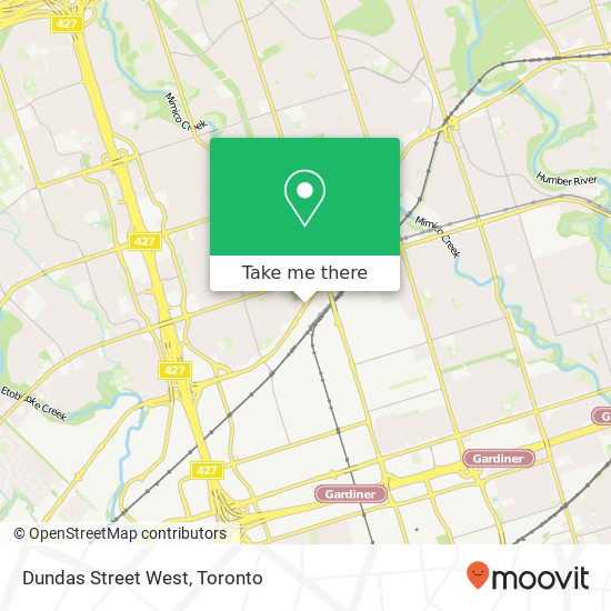 Dundas Street West map