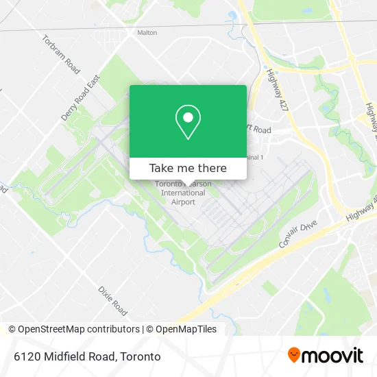 6120 Midfield Road map