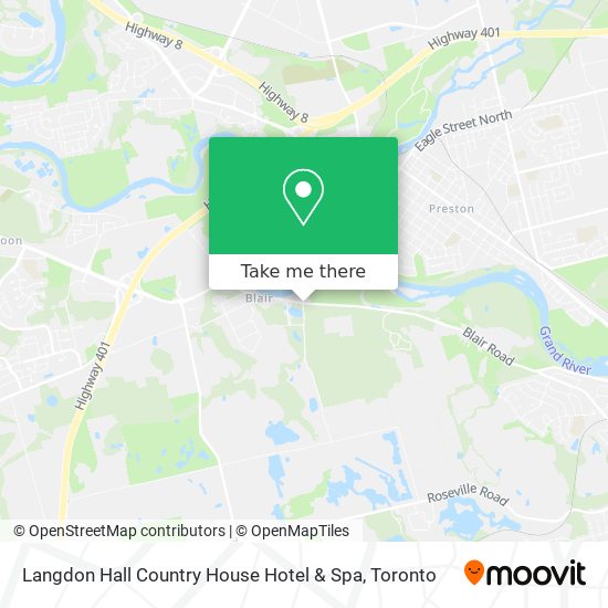 Langdon Hall Country House Hotel & Spa map