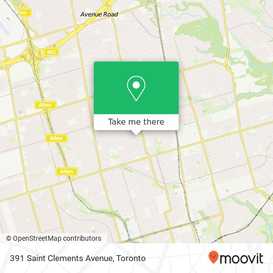 391 Saint Clements Avenue map