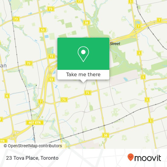 23 Tova Place map