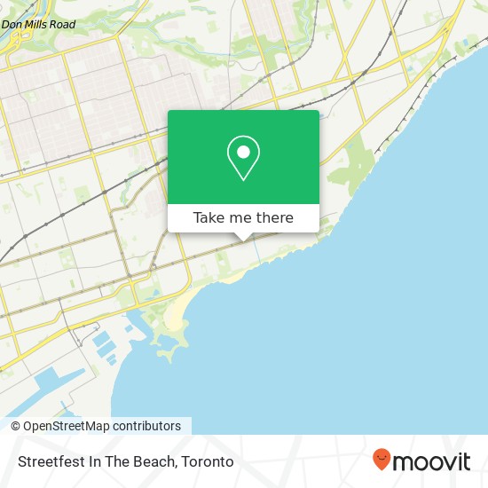 Streetfest In The Beach map