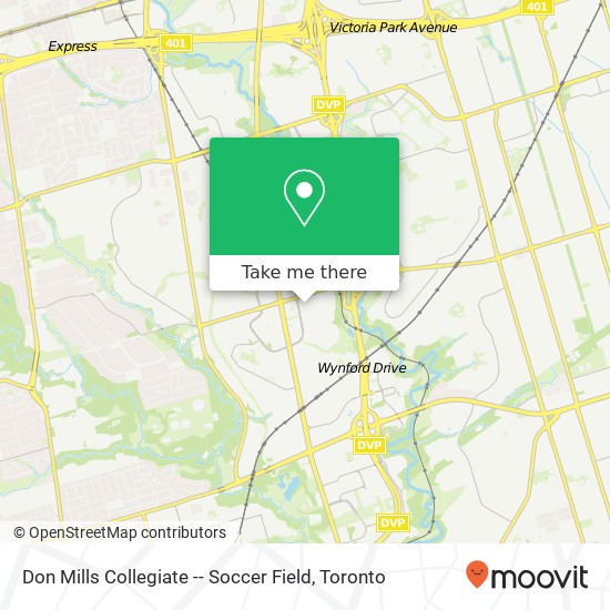 Don Mills Collegiate -- Soccer Field plan