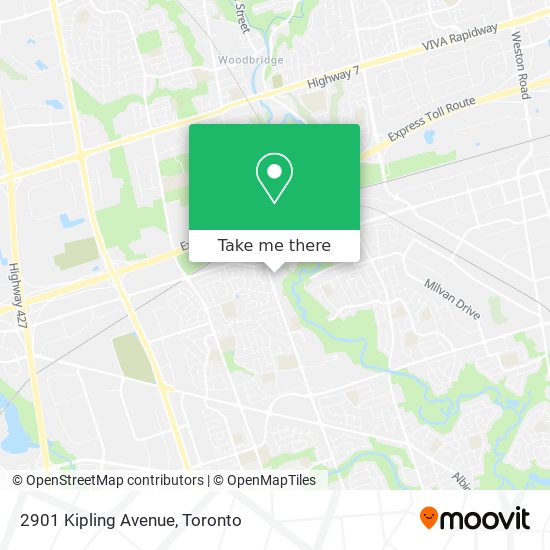2901 Kipling Avenue map