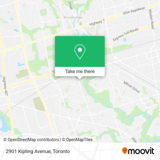 2901 Kipling Avenue map