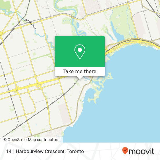 141 Harbourview Crescent map