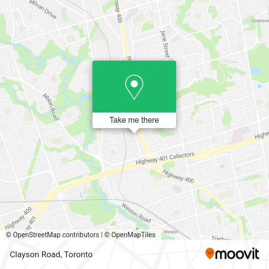 Clayson Road map