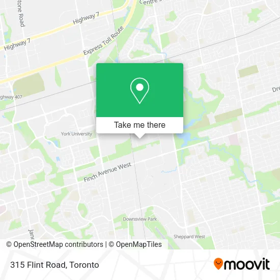 315 Flint Road map