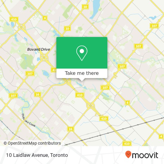 10 Laidlaw Avenue map