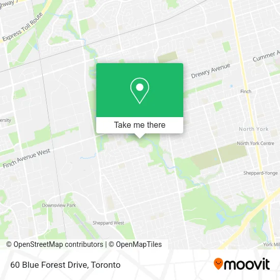 60 Blue Forest Drive map