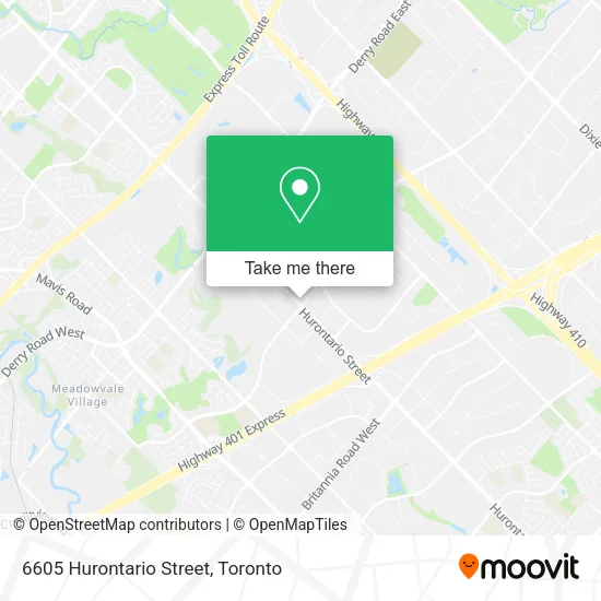 6605 Hurontario Street map