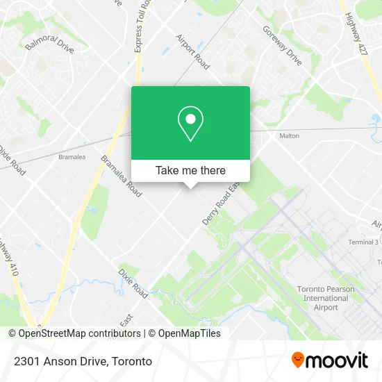 2301 Anson Drive map
