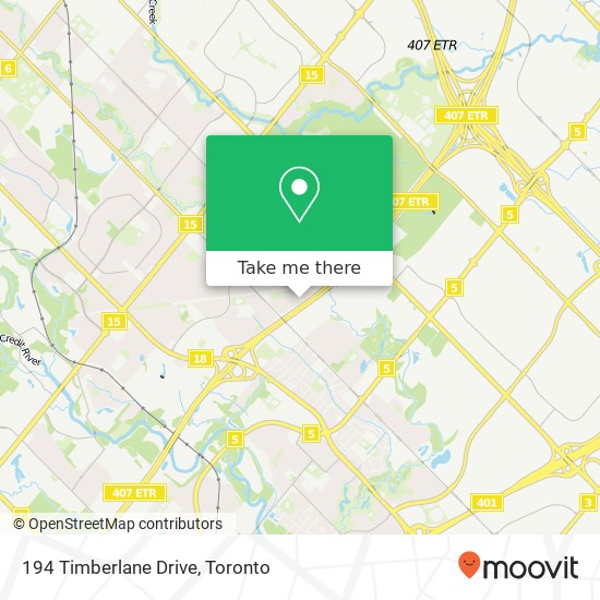 194 Timberlane Drive map
